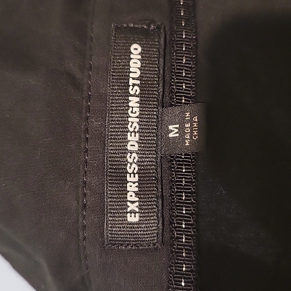 Express Black Button Down Shirt - image 4